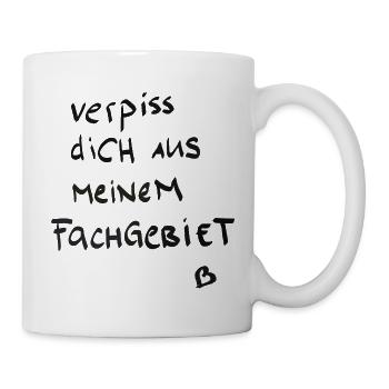 Handwritten saying - Mug - white - Right