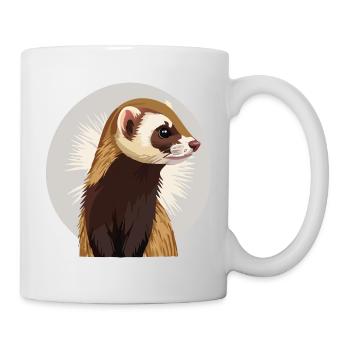 Mascotte de Candace sous une forme amusante - Mug blanc - blanc - Droite