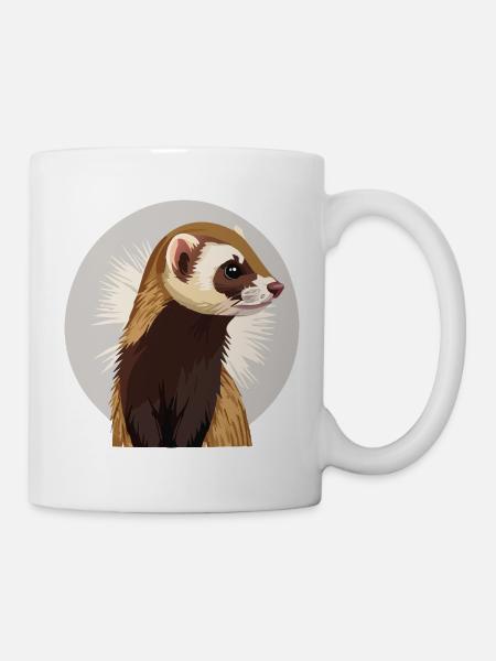 Candace Maskottchen in lustiger Form - Tasse - Weiß