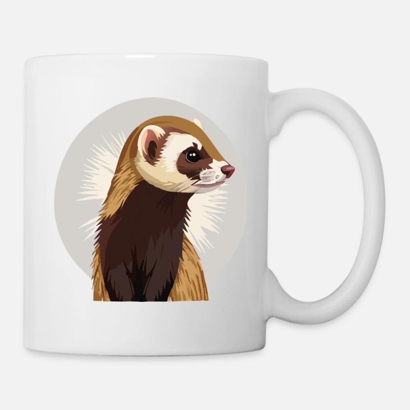 Candace Maskottchen in lustiger Form - Tasse - Weiß