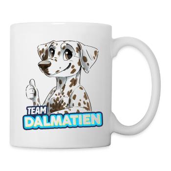 TEAM Dalmatian - brown - Mug - white - Right