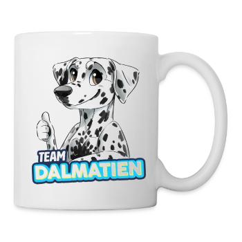TEAM Dalmatian - Black - Mug - white - Right