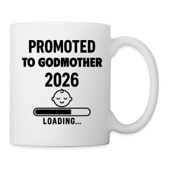 Pregnancy announcement Future godmother 2026 - Mug - white - Right