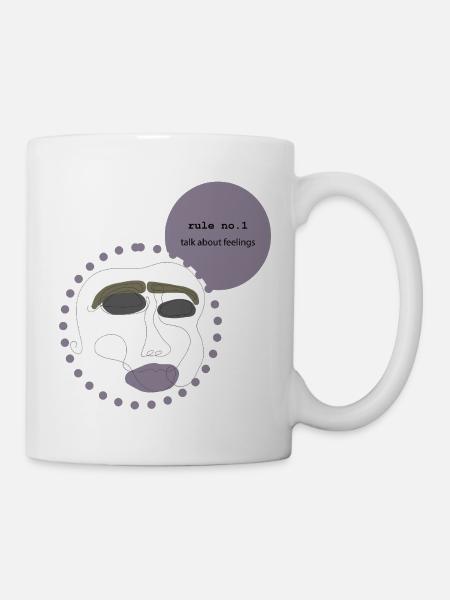 talk about feelings 2 - Mug - white