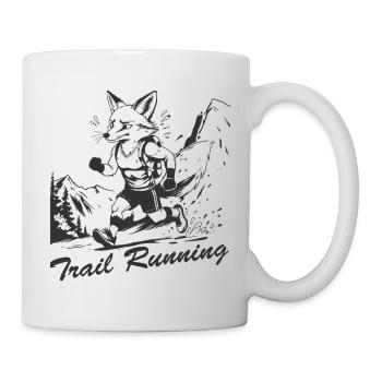 Trail running - Mug - white - Right