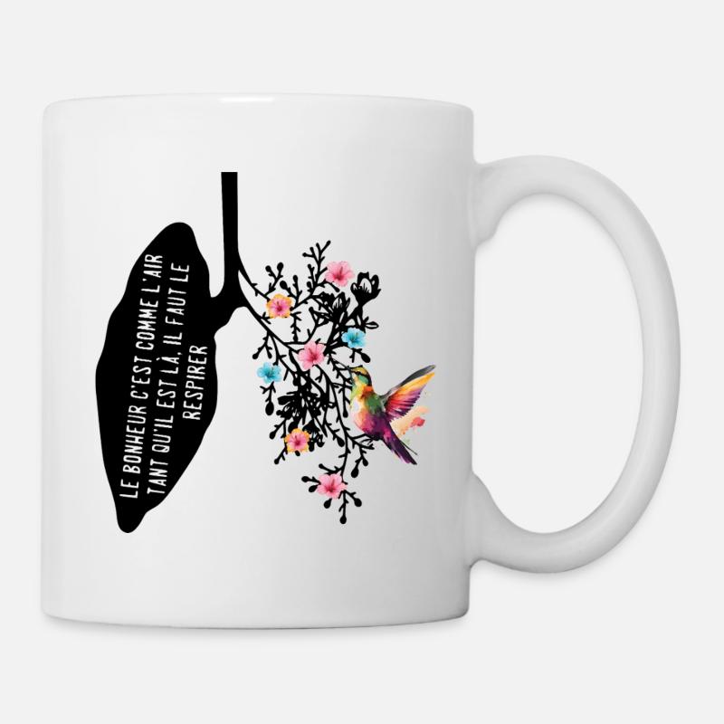Quote design t-shirt - Mug - white