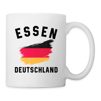 Dynamic German Flag Watercolor Design - Mug - white - Right