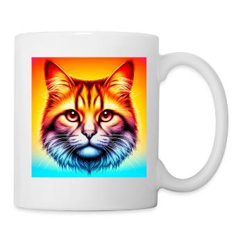 chat - Mug blanc - blanc - Droite