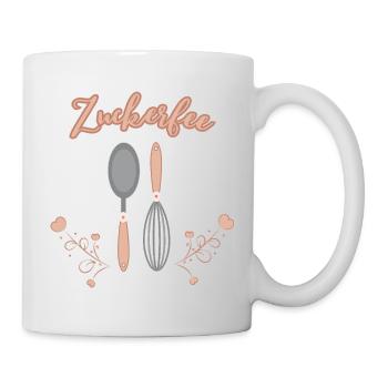 Motif de cuisine de style maison de campagne « Fée Dragée » - Mug blanc - blanc - Droite