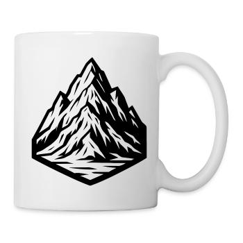 Mountain icon - Mug - white - Right