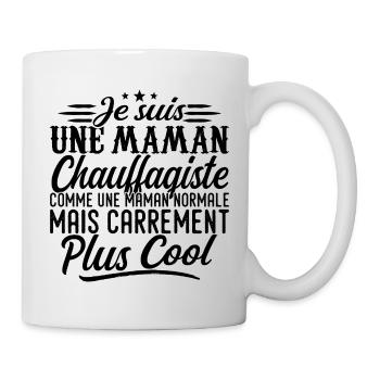Heating Engineer Mom: Normal, but More Badass - Mug - white - Right