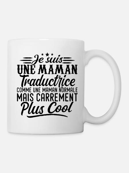 Übersetzer-Mutter: Normal, aber krasser - Tasse - Weiß