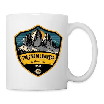 Tre Cime di Lavaredo – Dolomites, Italy - Mug - white - Right