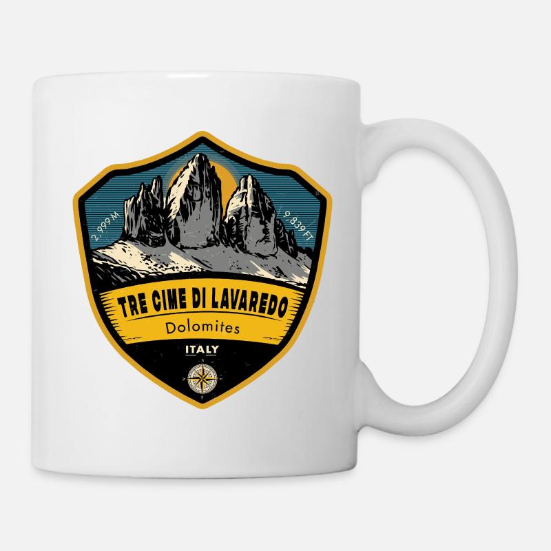 Tre Cime di Lavaredo – Dolomites, Italy - Mug - white