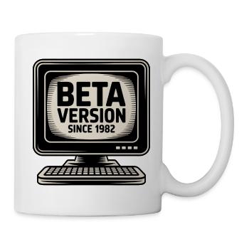 Retro Computer Beta Version Design - Mug - white - Right
