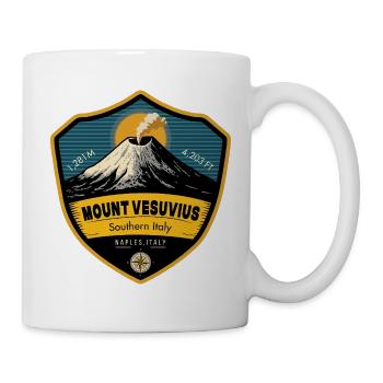 Mount Vesuvius , Naples, Italy - Mug - white - Right