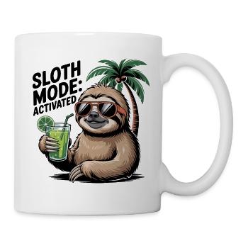Mode paresseux Cocktail Paresseux Drôle - Mug blanc - blanc - Droite