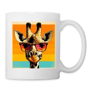 girafe - Mug blanc - blanc - Droite