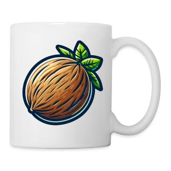 Tropical Nut Drawn - Mug - white - Right