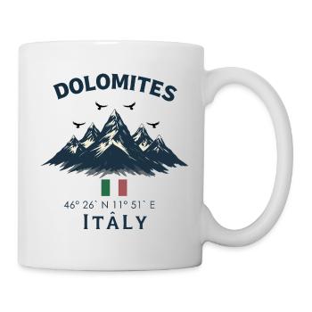 Mountains Dolomites Italy Design - Mug - white - Right