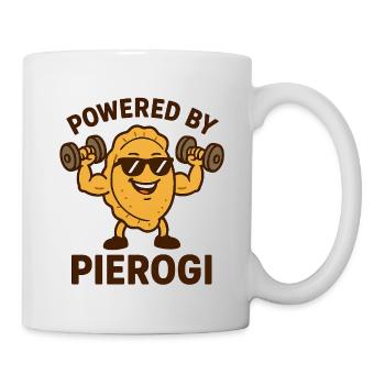 Powerlifter Pierog Motiv - Tasse - Weiß - Rechts
