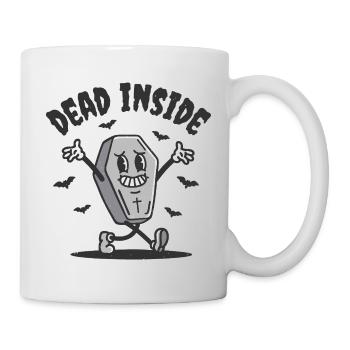 Dead Inside Funny Coffin - Mug - white - Right