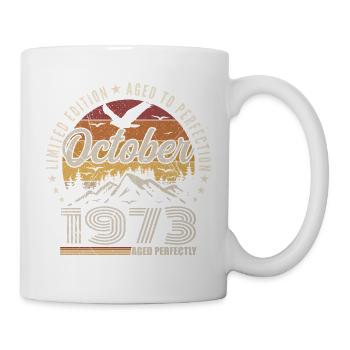 October 1973 Birthday Gift - October 1973 - Mug - white - Right