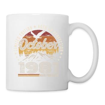 October 1981 Birthday Gift - October 1981 - Mug - white - Right