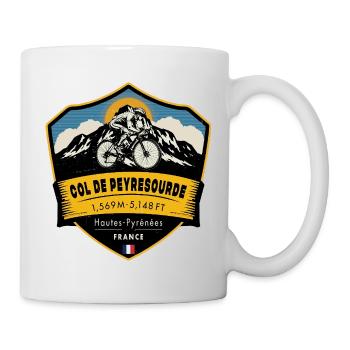 Col de Peyresourde , French Pyrenees , France - Mug - white - Right