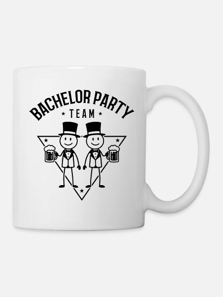 Bachelor Party Team Junggeselle - Tasse - Weiß