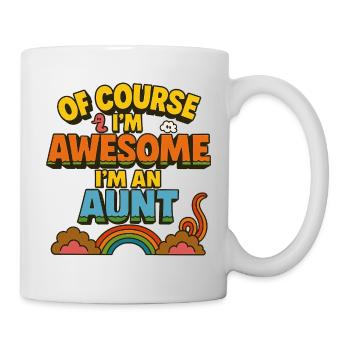 Wunderliche Tante Feier T-Shirt - Tasse - Weiß - Rechts
