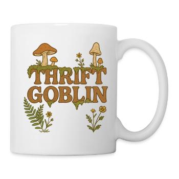 Illustration de la nature du gobelin de l'épargne - Mug blanc - blanc - Droite