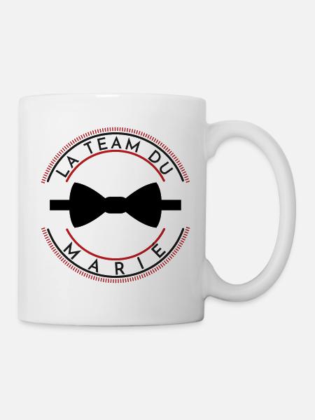 DESIGN EVG LA TEAM DU MARIÉ - Mug blanc - blanc