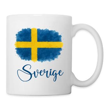 sweden-flag-blot-sverige - Mug - white - Right