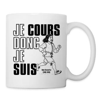 I run therefore I am - Mug - white - Right
