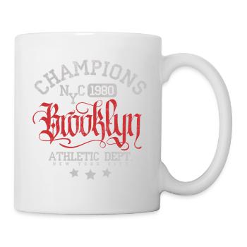 Brooklyn Athletic Vintage Logo - Mug blanc - blanc - Droite
