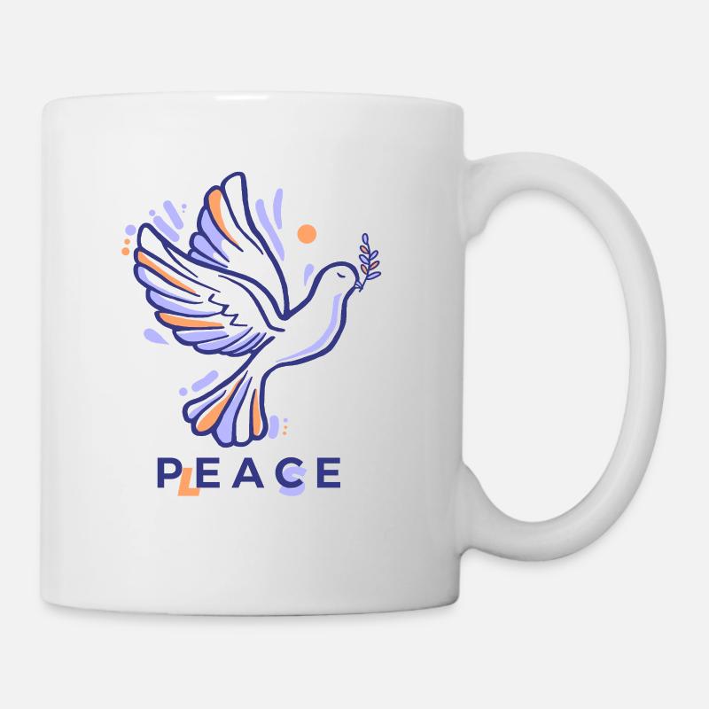 Dove of Peace 2 - Mug - white