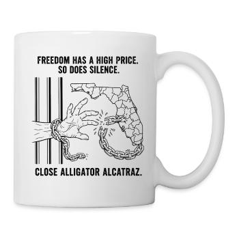 Alligator Alcatraz - Mug - white - Right