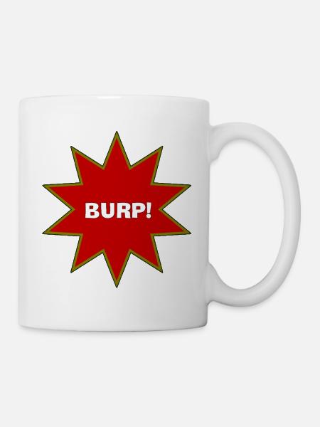 Rülpsexplosion - Tasse - Weiß
