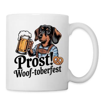 Bayerischer Dackel - Tasse - Weiß - Rechts