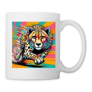 cheetah - Mug - white - Right
