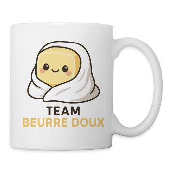 Unsalted butter team - Mug - white - Right