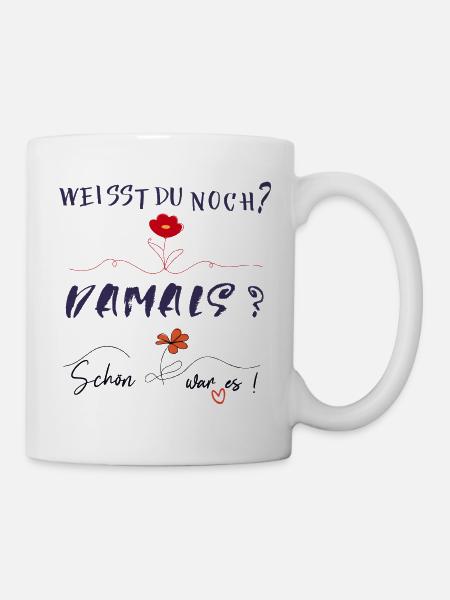 Erinnerung - Tasse - Weiß