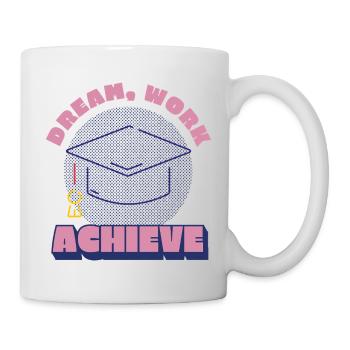 Traumarbeit Motivation erreichen Persönlicher Erfolg - Tasse - Weiß - Rechts