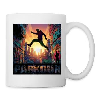 Parkour Streetstyle  - Tasse - Weiß - Rechts