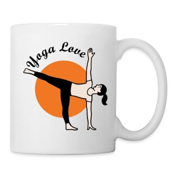 Yoga - Mug blanc - blanc - Droite
