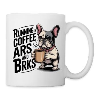 Running on Coffee and Barks - Mug - white - Right