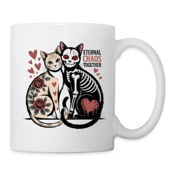 Chats du Chaos éternel - Mug blanc - blanc - Droite
