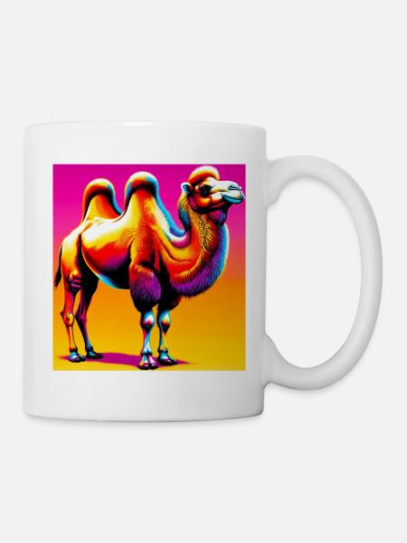 Kamel - Tasse - Weiß