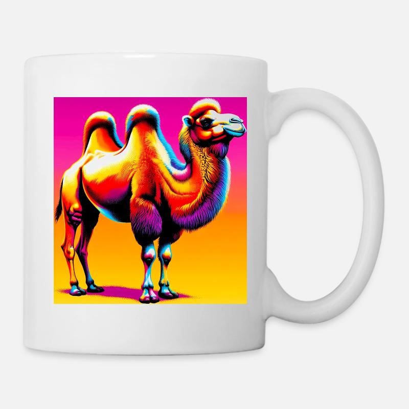 Kamel - Tasse - Weiß